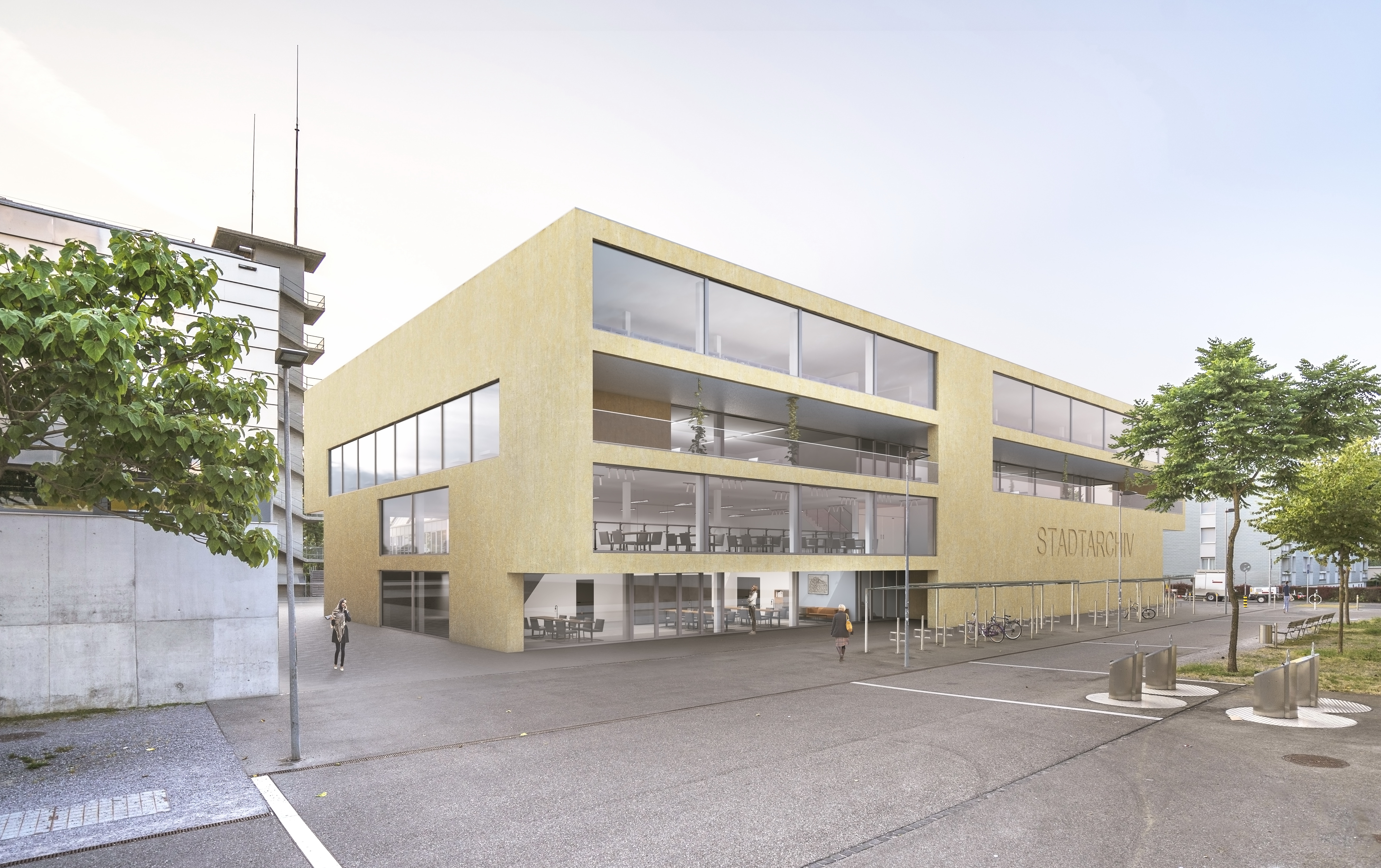 Projektwettbewerb Neubau Bieler Stadtarchiv und Ambulanzgarage Region Biel